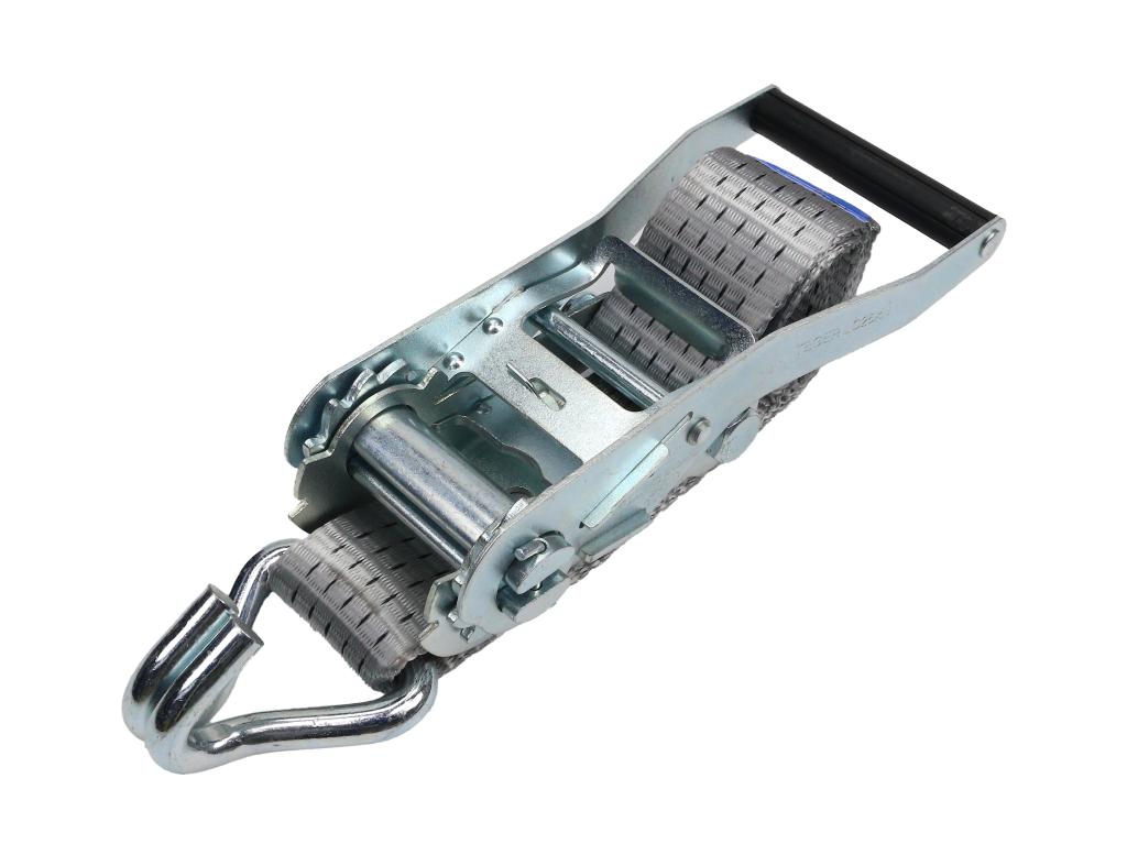 Napinacz z pasem do lawet 50 mm trójpunktowy 5T, 3,5 m, TEGER (napinacz 230 mm, atestowany) - Zdjęcie 2