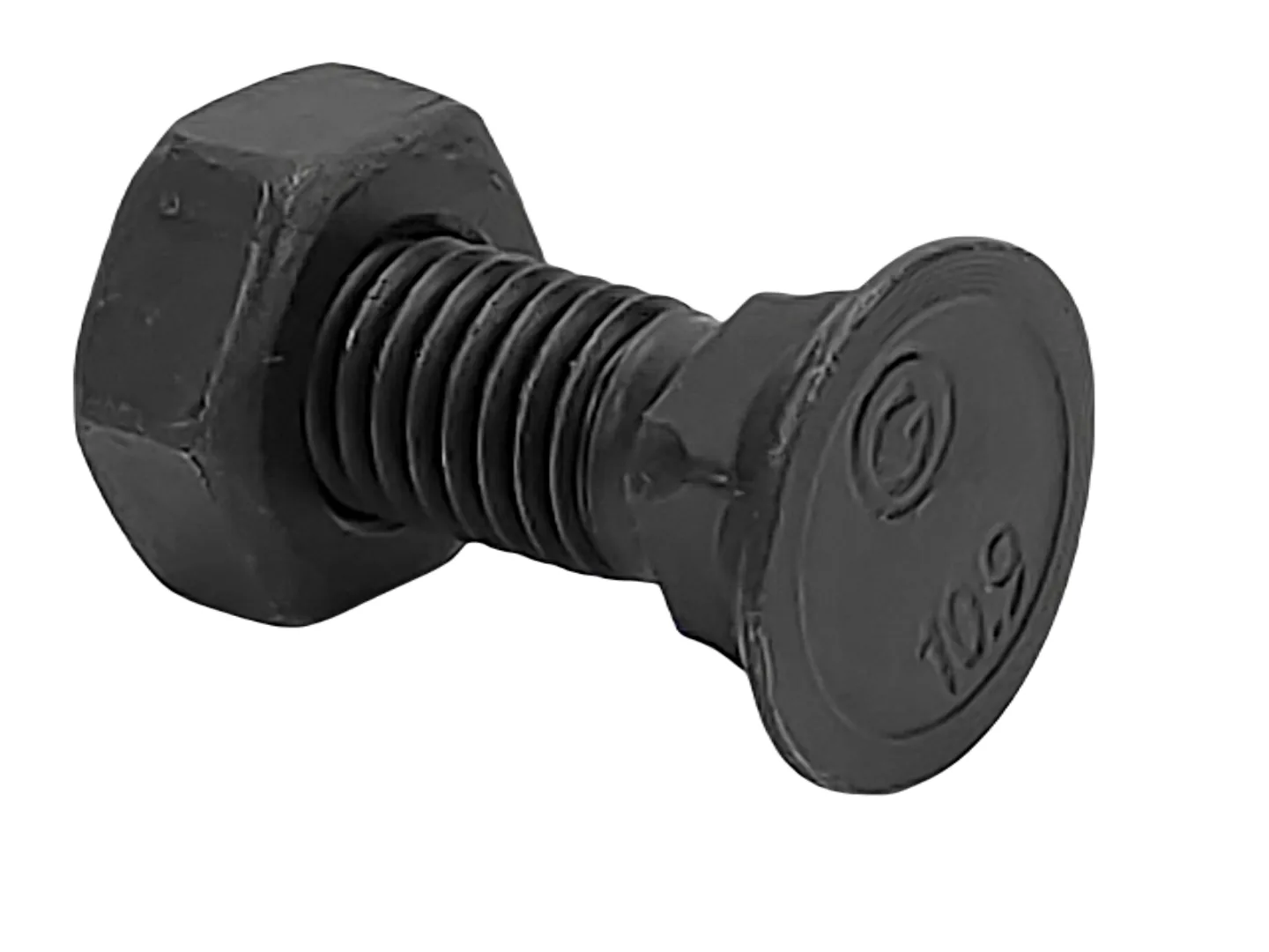 Śruba płużna z nakrętką M10x25