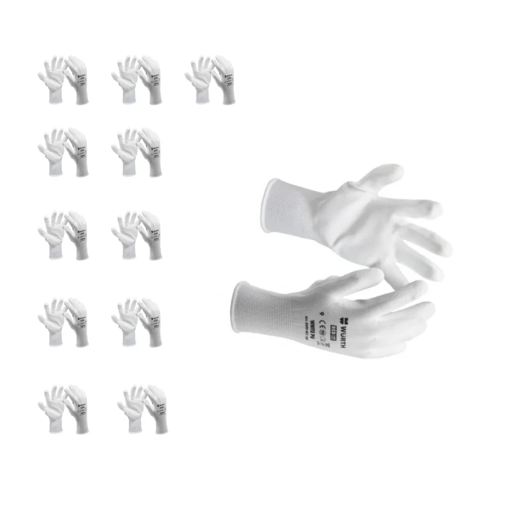 Rękawice robocze Wurth rozmiar 11 komplet 12 par - Würth | zdjęcie 1 z 3 | 47028_12 | Motofarma.pl