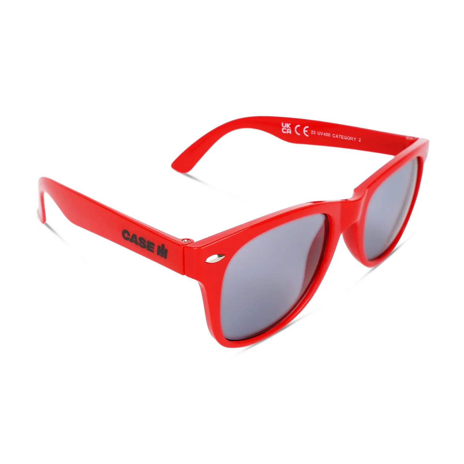 Czerwone okulary przeciwsloneczne Case IH