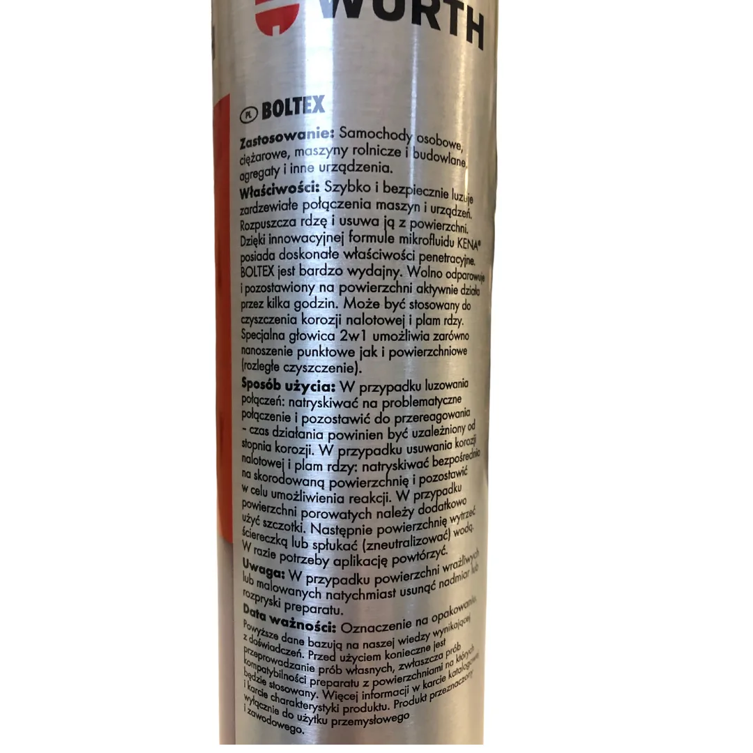 Super Odrdzewiacz Wurth Boltex 300ml - Würth | zdjęcie 3 z 4 | 46920 | Motofarma.pl