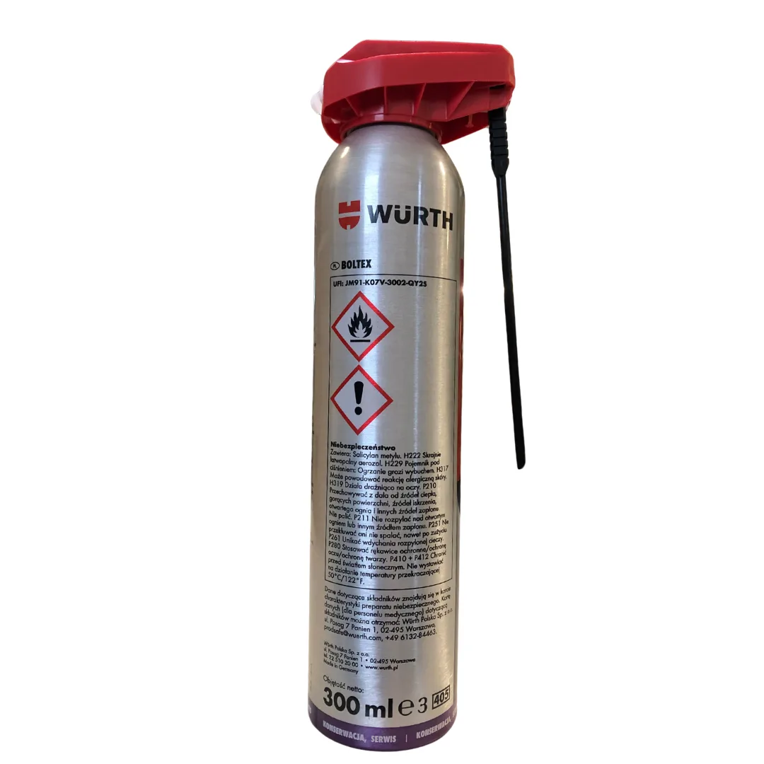 Super Odrdzewiacz Wurth Boltex 300ml