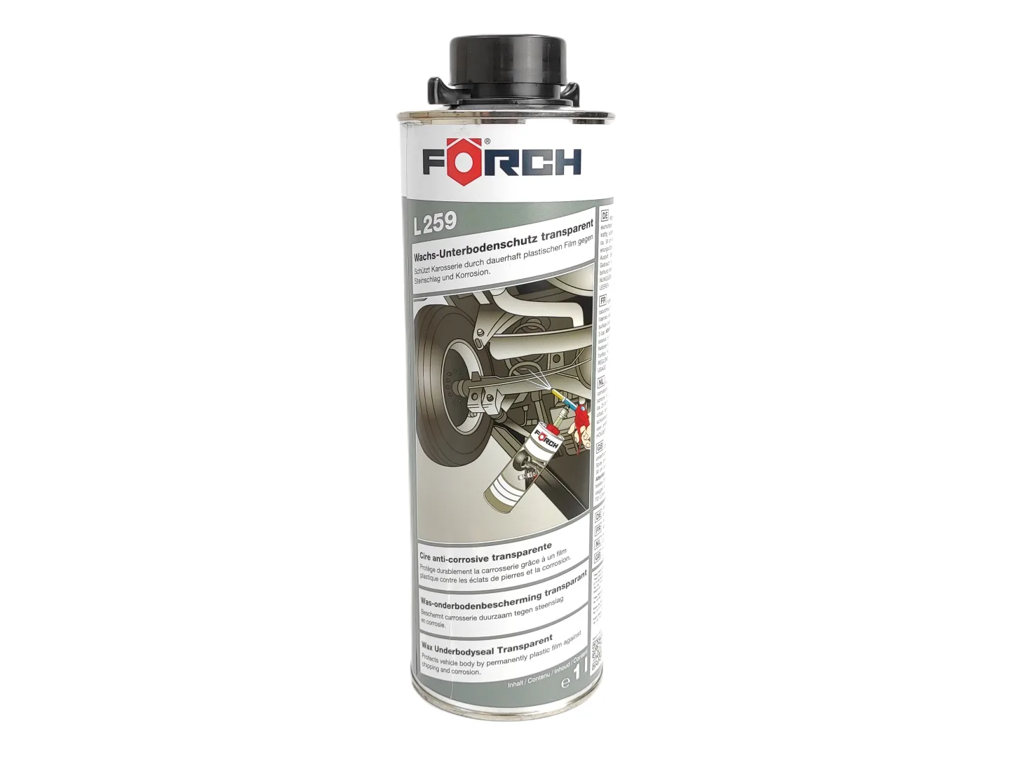 2x FORCH L259 Wosk do konserwacji podwozia 1L ZESTAW