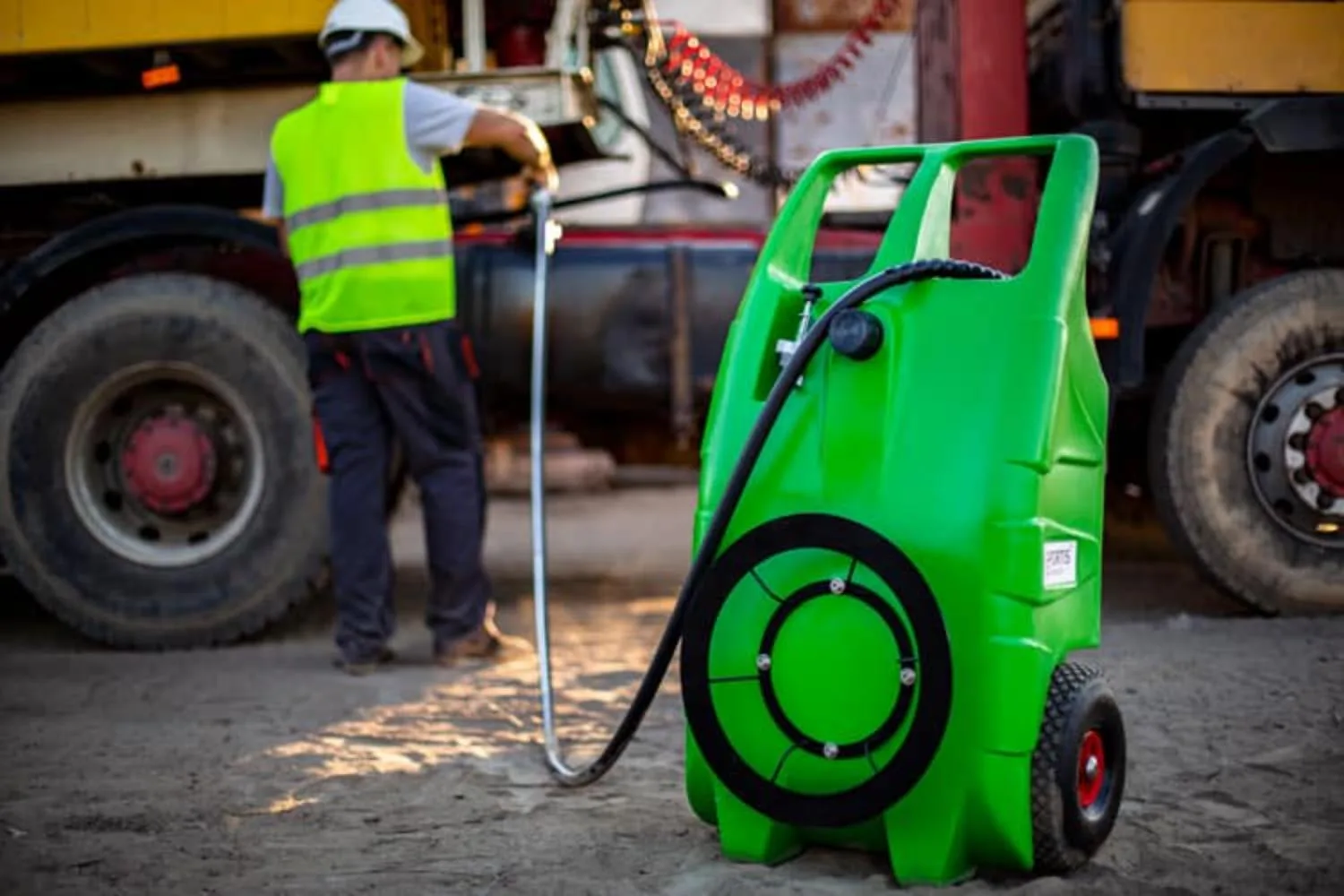 Zbiornik mobilny na paliwo Żółw Diesel 100L - Metal-Technik | zdjęcie 7 z 8 | WC-8641 | Motofarma.pl