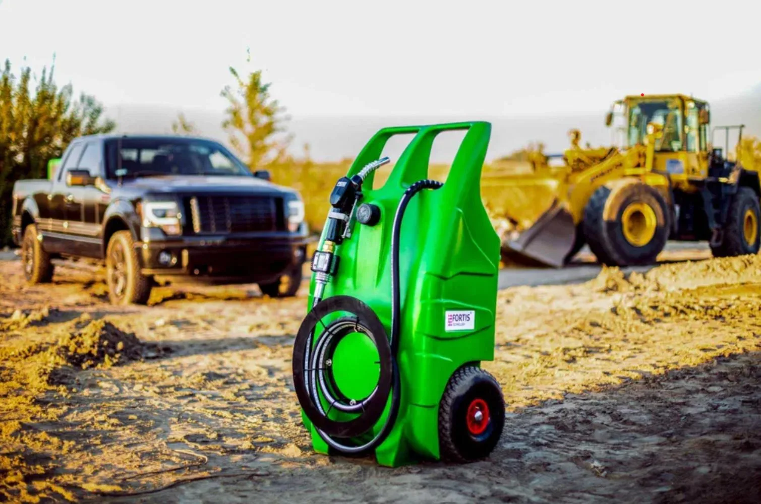 Zbiornik mobilny na paliwo Żółw Diesel 100L - Metal-Technik | zdjęcie 8 z 8 | WC-8641 | Motofarma.pl