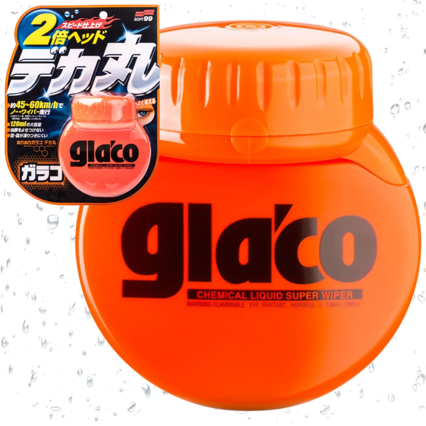GLACO ROLL ON LARGE SOFT99 POWŁOKA DO SZYBY NIEWIDZIALNA WYCIERACZKA