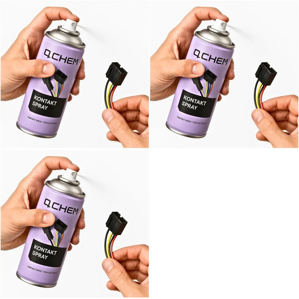 Kontakt spray 400ml QCHEM - zestaw 3 szt