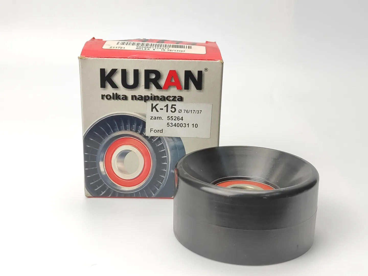 ROLKA PASKA WIELOROWKOWEGO K-15 76/17/37 - KURAN | zdjęcie 3 z 3 | 27871 | Motofarma.pl