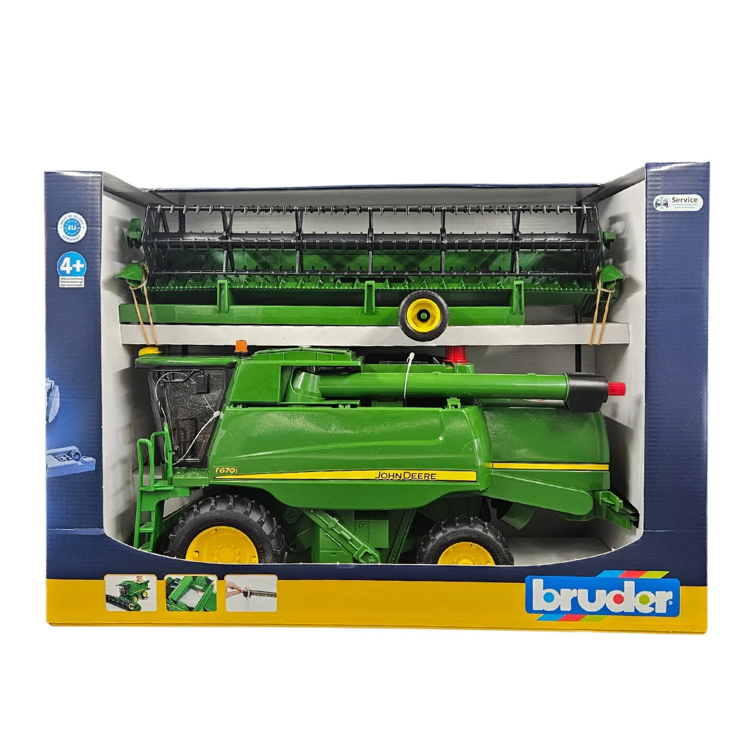 Zabawka kombajn John Deere T670i - Bruder | zdjęcie 7 z 8 | 46800 | Motofarma.pl