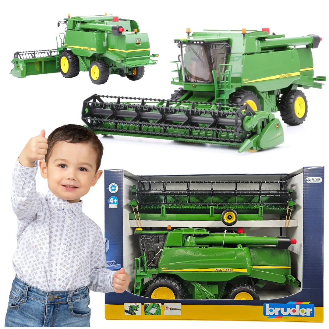 Zabawka kombajn John Deere T670i - Bruder | zdjęcie 1 z 8 | 46800 | Motofarma.pl
