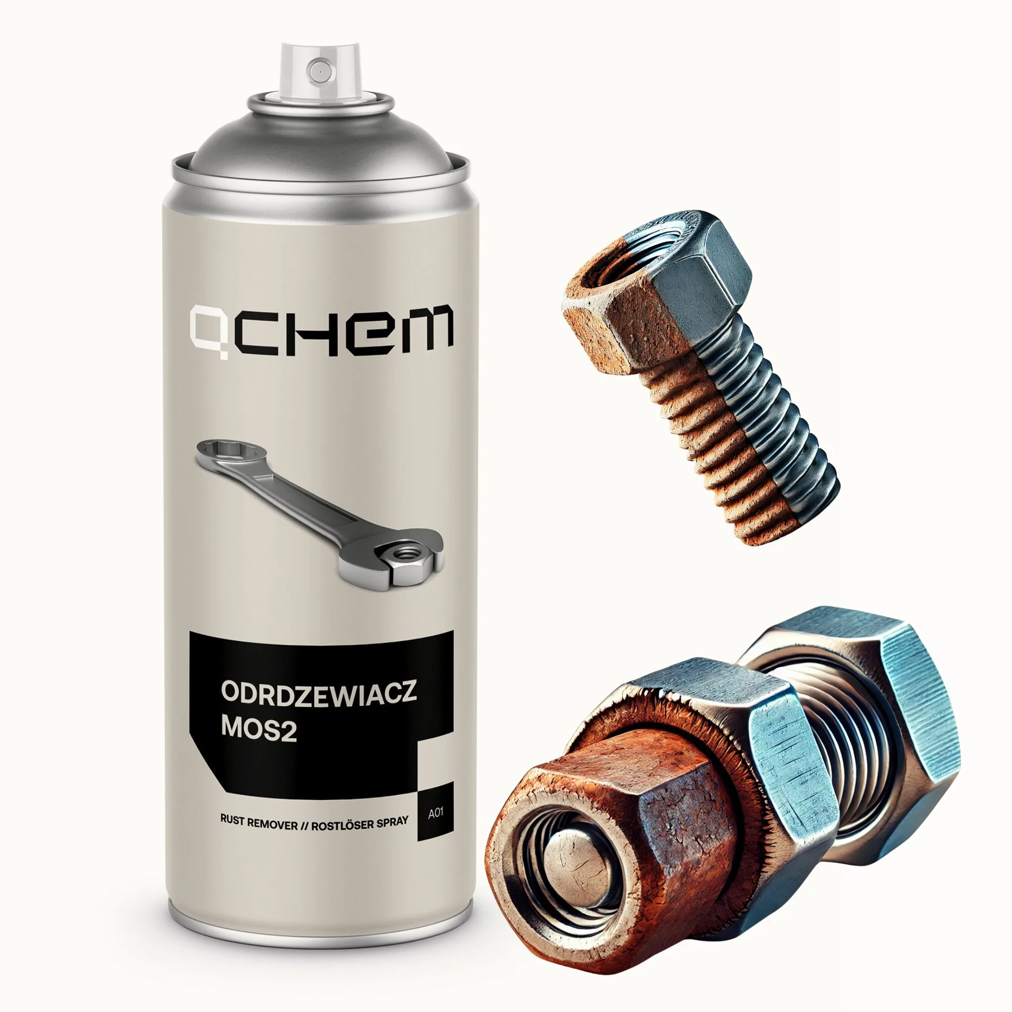 Odrdzewiacz MOS2 400ml – Profesjonalny spray do metalu i śrub - Viano | zdjęcie 3 z 3 | 47739 | Motofarma.pl