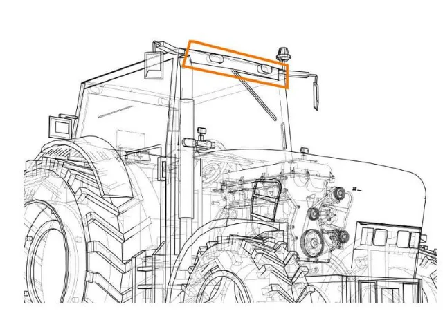 LAMPA LED CLAAS 0011726420