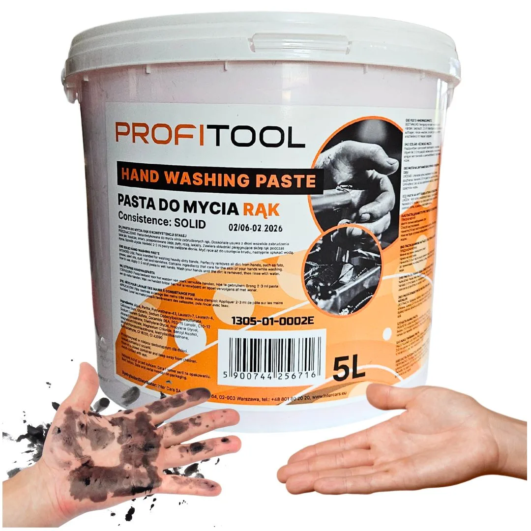 Pasta do mycia rąk 5L PROFITOOL – stała, migdałowa, warsztatowa