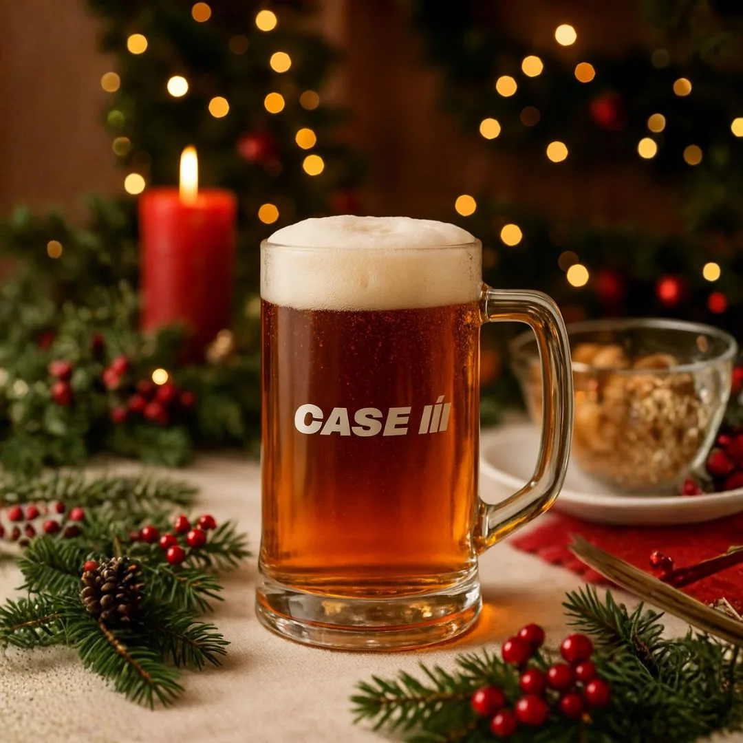 ŚWIĄTECZNY ZESTAW PREZENTOWY DLA ROLNIKA CASE IH - KUFEL+CZAPKA+BRELOK