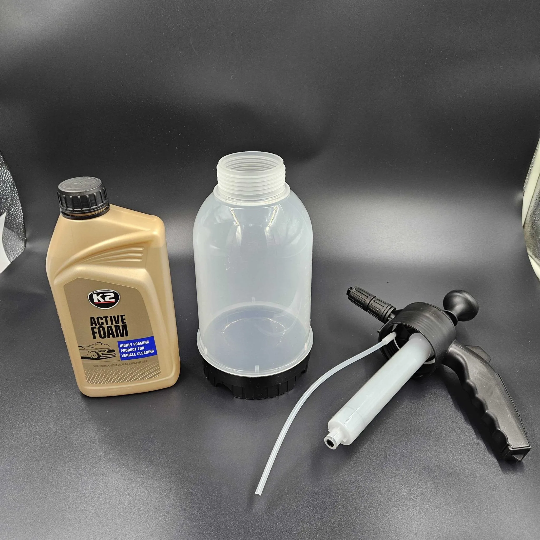 Pianownica Ręczna Ciśnieniowa 2l + Piana Aktywna Do Mycia Samochodu K2 1L - Amio | zdjęcie 8 z 13 | A03147_47167 | Motofarma.pl