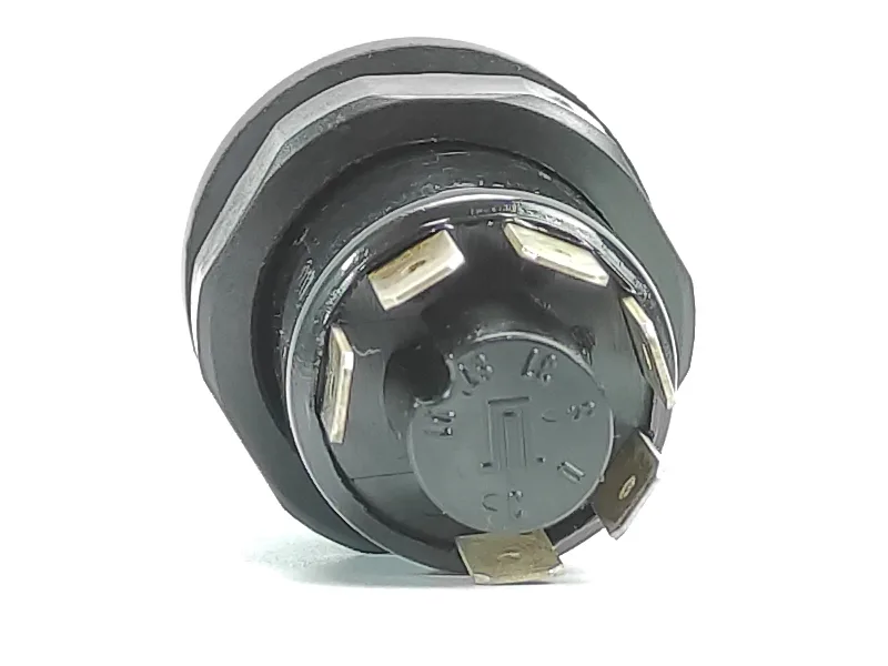 Przełącznik okrągły niebieski światła drogowe