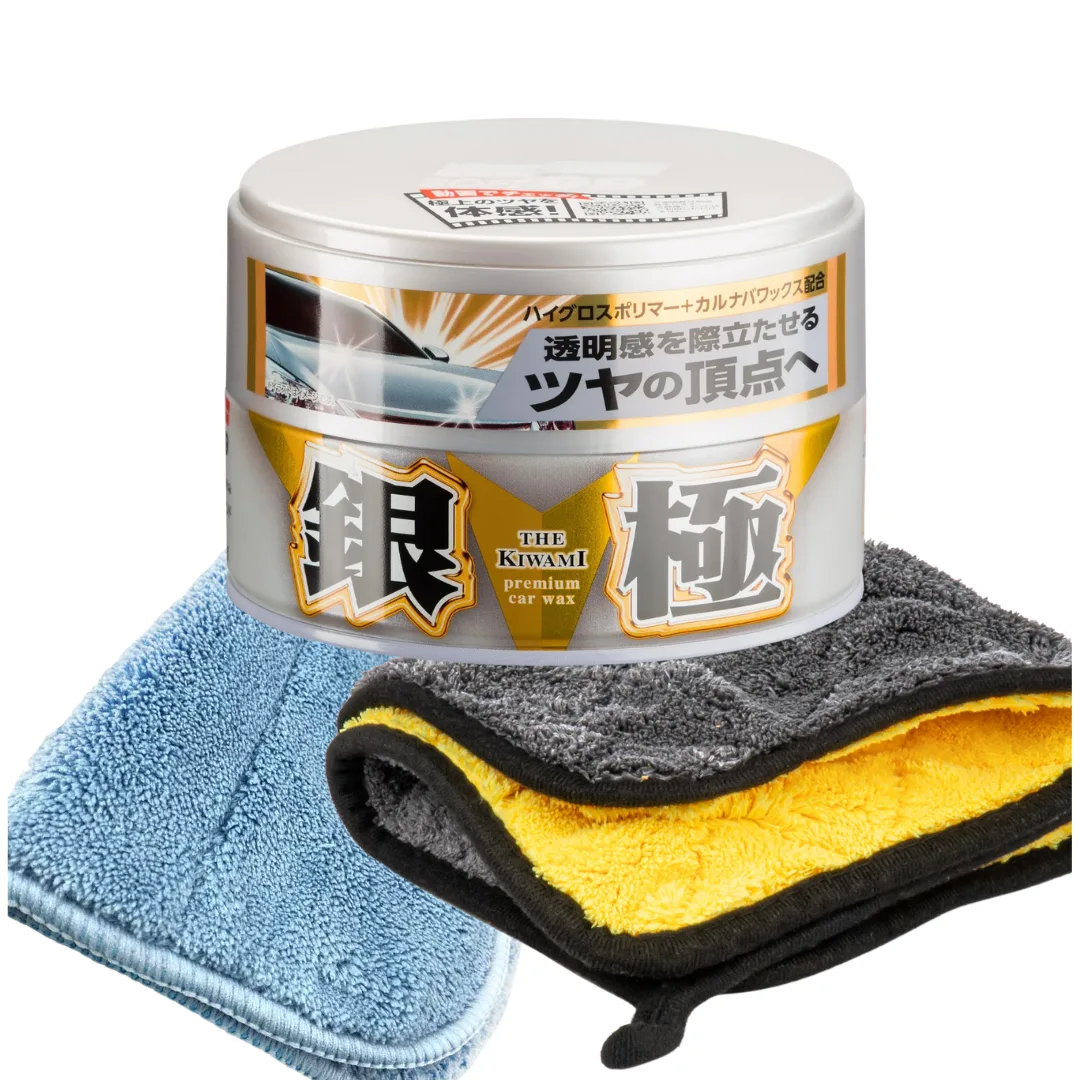 Twardy WOSK SOFT99 EXTREME GLOSS THE KIWAMI LIGHT 200 g ZESTAW
