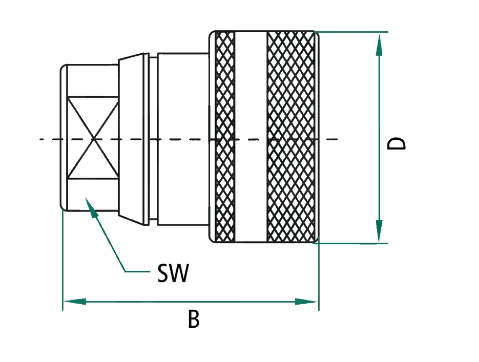 Szybkozłącze hydrauliki euro gniazdo M18 wewnętrzny Faster - Granit | zdjęcie 5 z 5 | 4094 | Motofarma.pl
