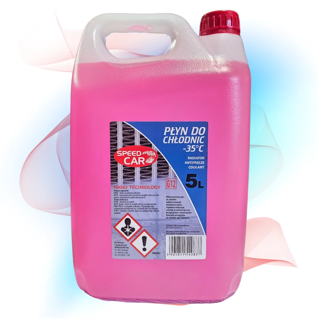 Płyn Do Chlodnic G-12 Różowy -35 5L - Speedcar Oil | 43139 | Motofarma.pl