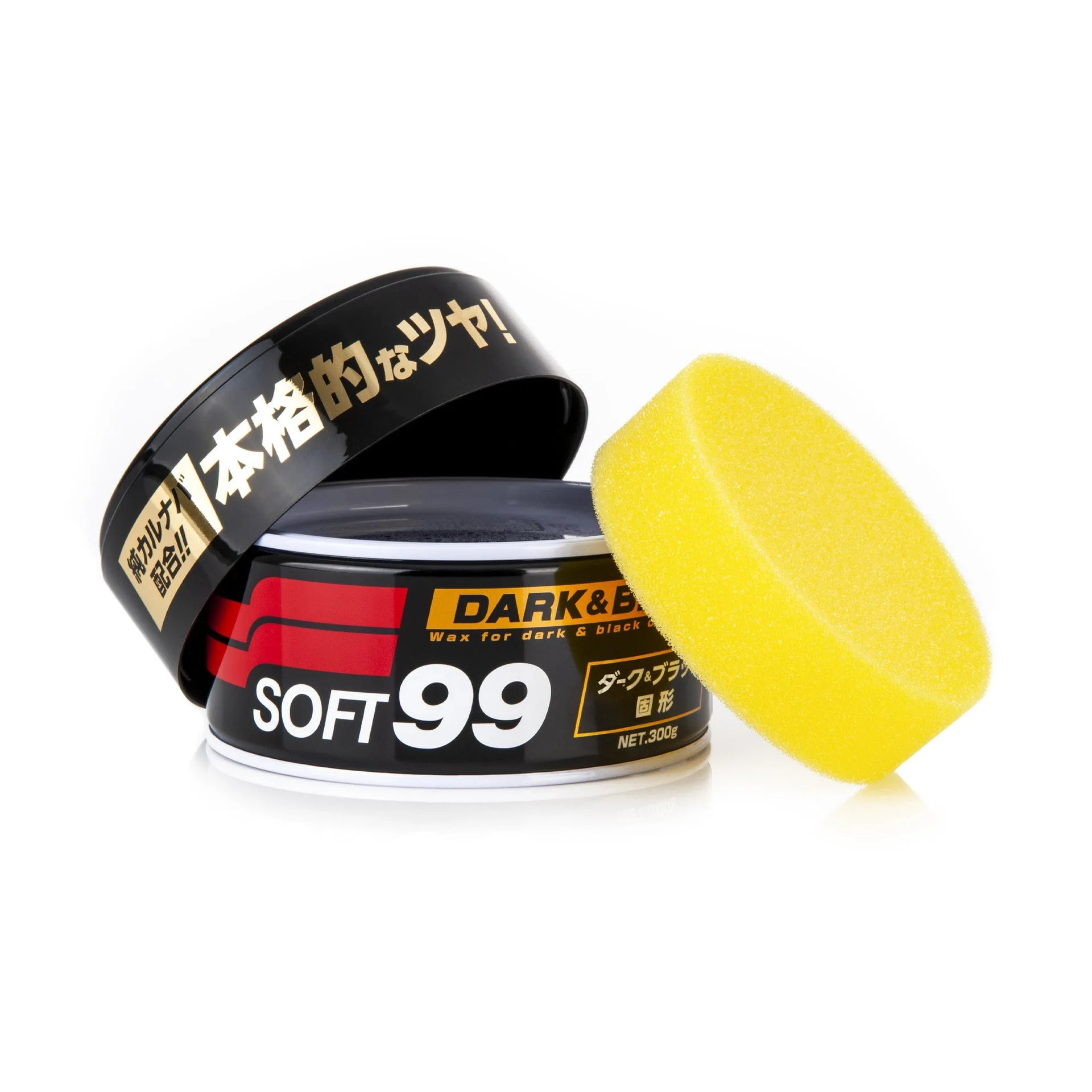 Wosk SOFT99 Dark&Black Wax 00010 ciemne lakiery 300g mikrofibra 800g