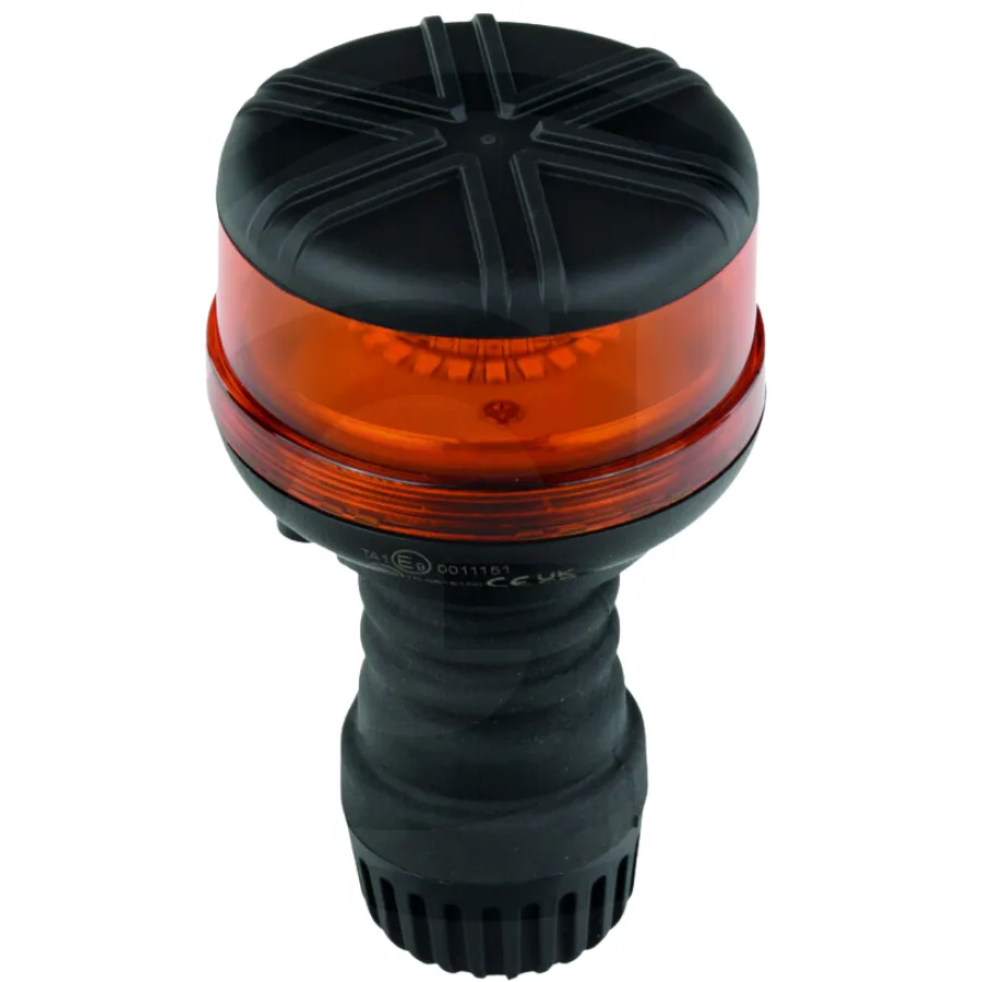 Lampa ostrzegawcza LED 12/24V AGTECH elastyczny trzpień pomarańczowa