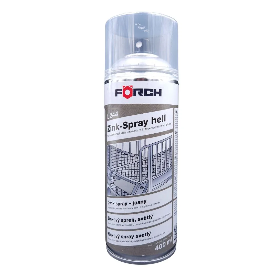 6x cynk spray jasny FÖRCH L296