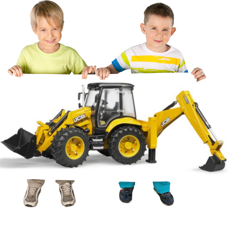 ZABAWKA KOPARKO-ŁADOWARKA BRUDER JCB 5CX ECO BR-02454 PREZENT
