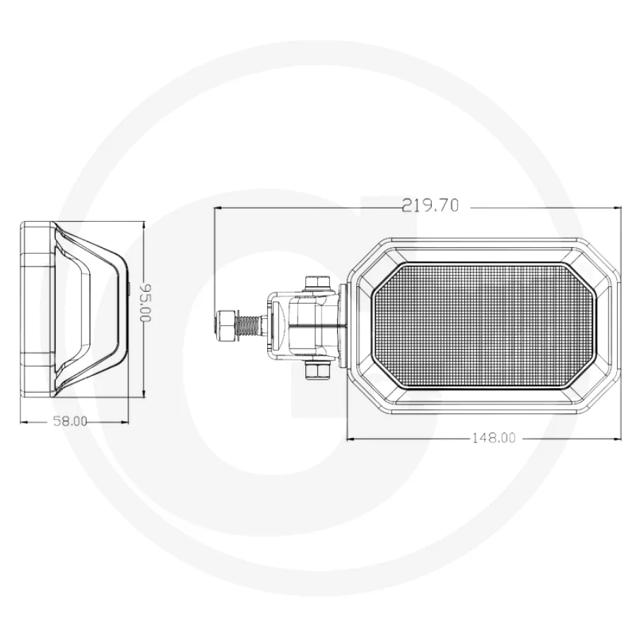 Reflektor roboczy LED 3600 lm 10-30V