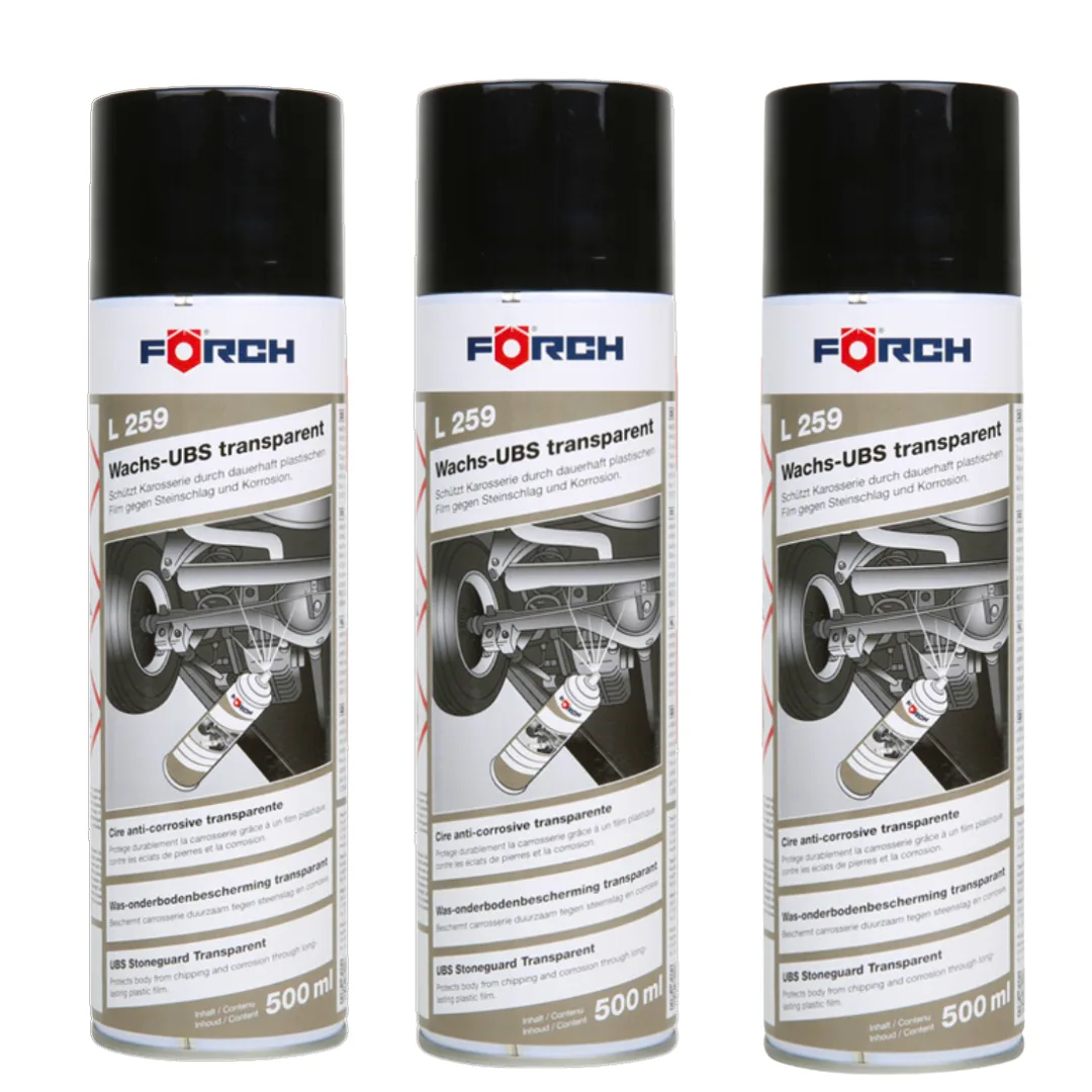 SPRAY FORCH L259 WOSK OCHRONNY DO KONSERWACJI PODWOZIA 500ml 3 SZTUKI
