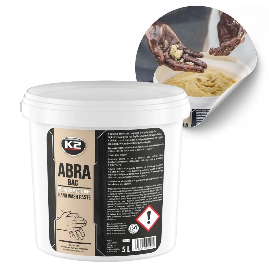 K2 Pasta BHP do mycia rąk 5 L K2 Abra | zdjęcie 1 z 6 | W525 | Motofarma.pl