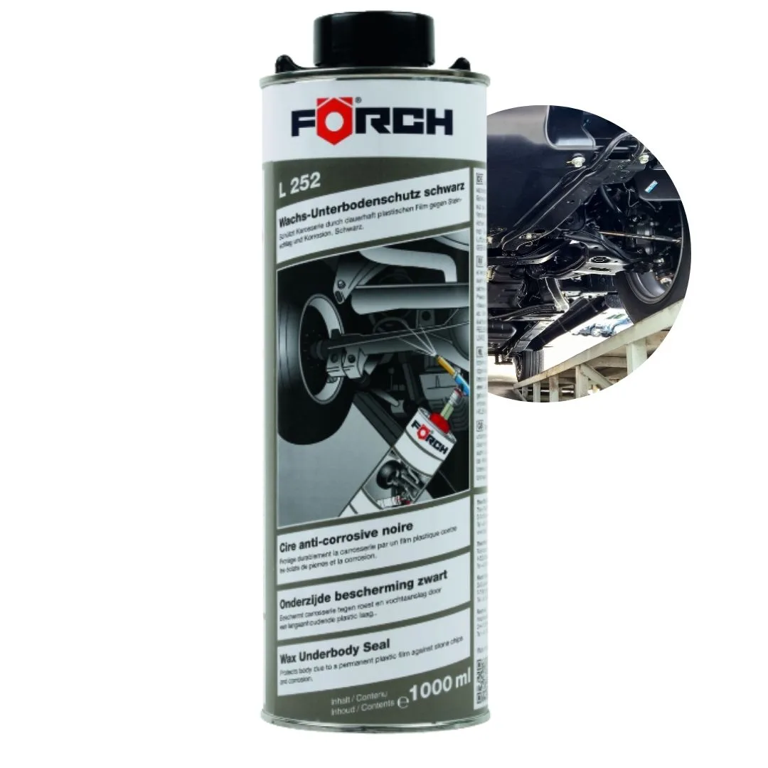 Wosk do konserwacji podwozia czarny Forch L252 1L | 48289 | Motofarma.pl