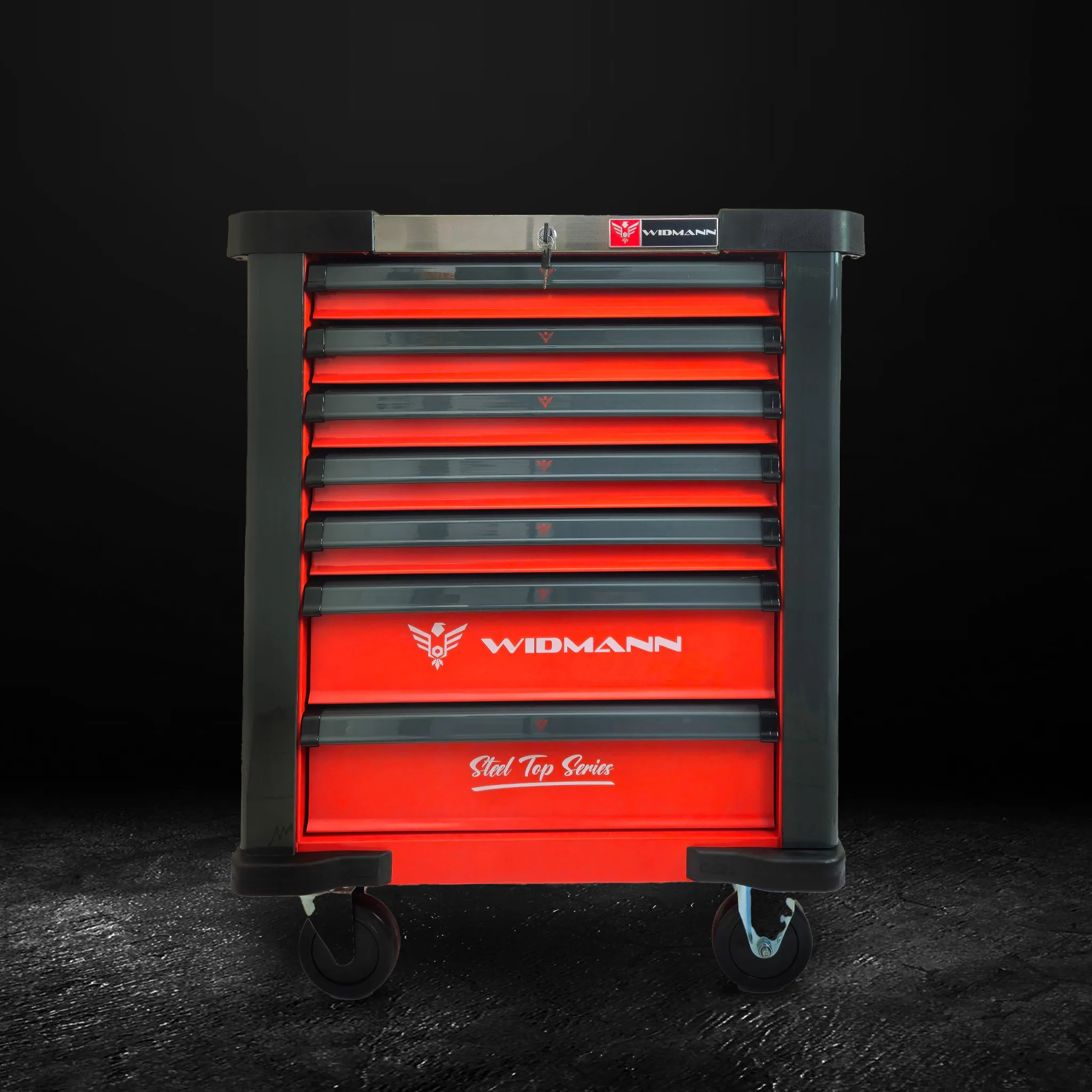 SZAFKA NARZĘDZIOWA Z WYPOSAŻENIEM 272 EL. WIDMANN STEEL TOP 7/7 SZUFLAD | zdjęcie 3 z 15 | 47424 | Motofarma.pl