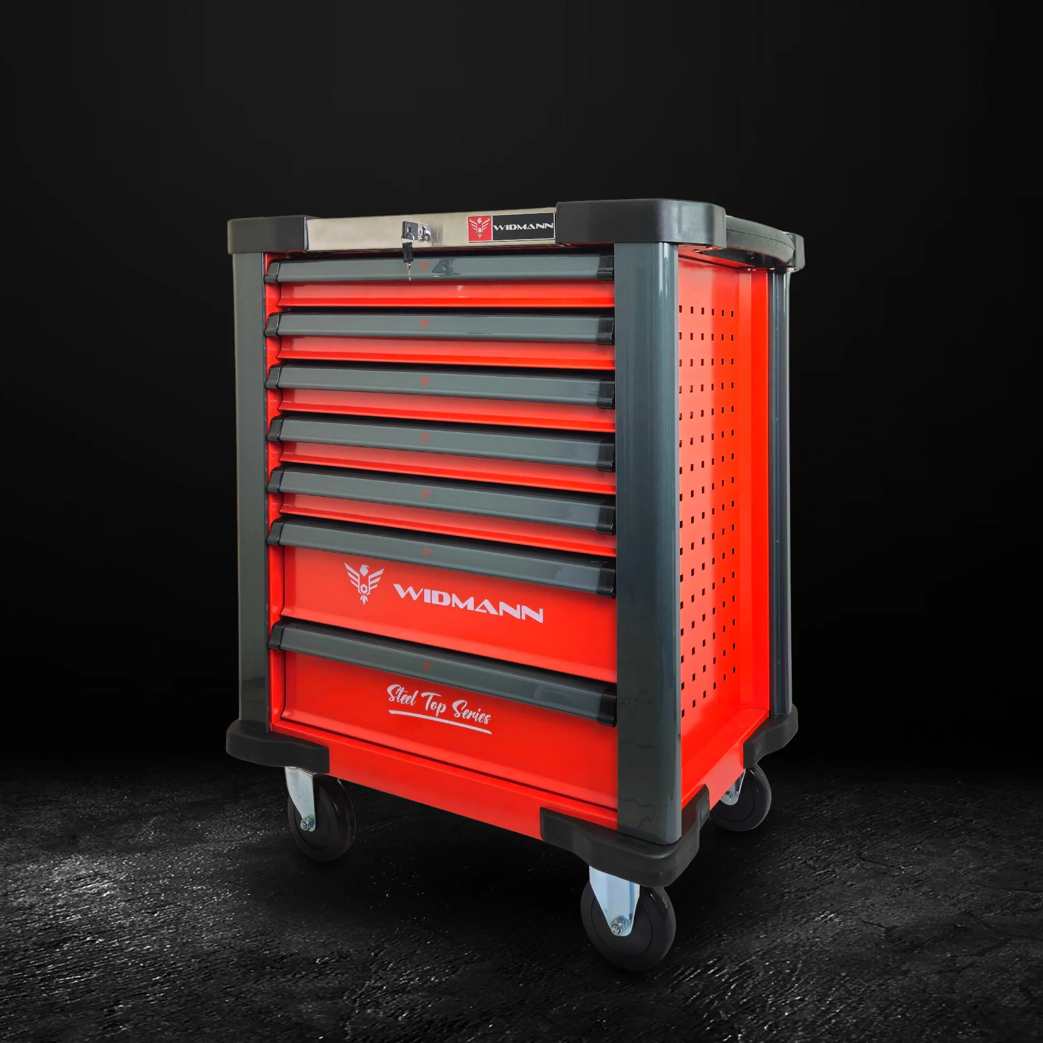 SZAFKA NARZĘDZIOWA Z WYPOSAŻENIEM 272 EL. WIDMANN STEEL TOP 7/7 SZUFLAD | zdjęcie 2 z 15 | 47424 | Motofarma.pl