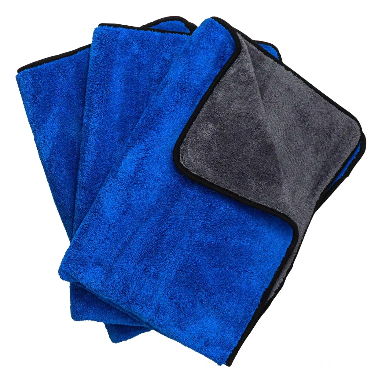 3x ręcznik z mikrofibry 800g/m do osuszania lakieru samochodu zestaw