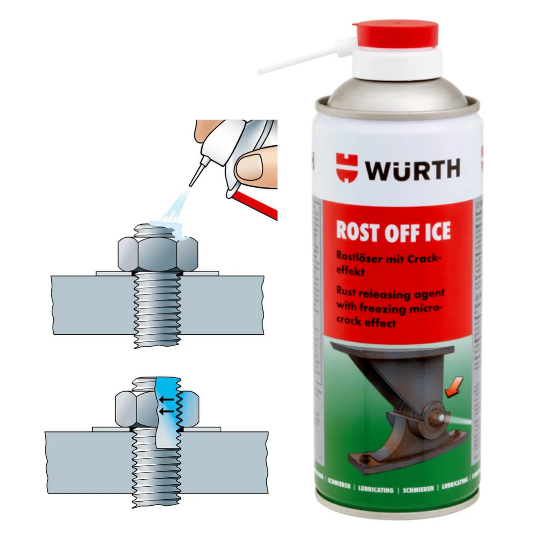Odrdzewiacz Zamrażający ROST OFF ICE - Würth | zdjęcie 3 z 3 | 47020 | Motofarma.pl