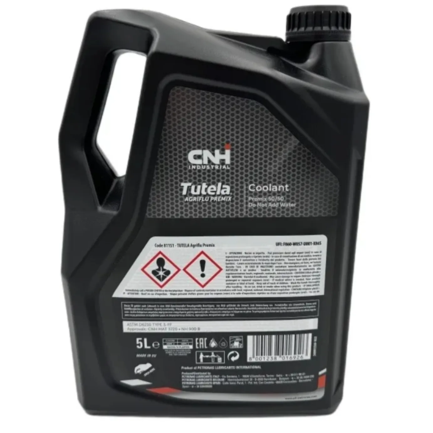 CASE PŁYN DO CHŁODNIC TUTELA AGRIFLU PREMIX COOLANT ASTM D6210 TYPE 3-FF 5L