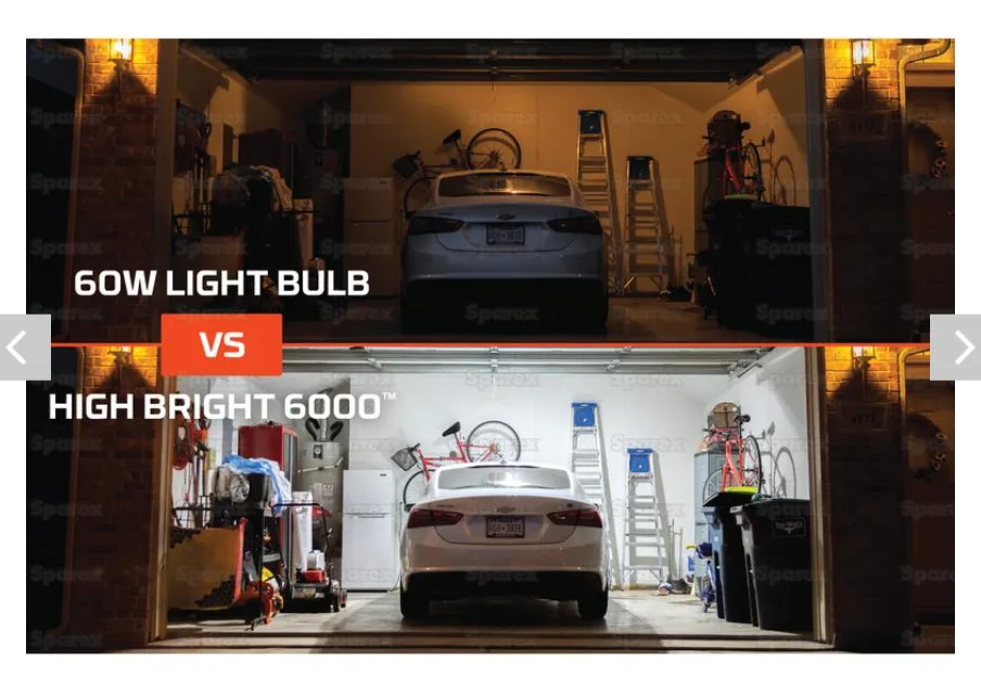 Lampa sufitowa led 6000 lumenów