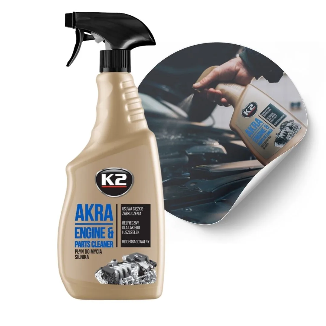 K2 AKRA 750ML+ATOMIZER – płyn do mycia silnika | zdjęcie 4 z 4 | 47201 | Motofarma.pl