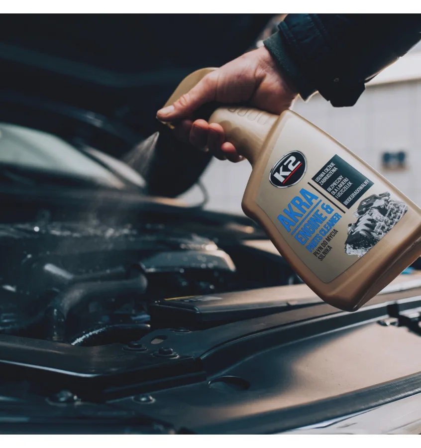 K2 AKRA 750ML+ATOMIZER – płyn do mycia silnika