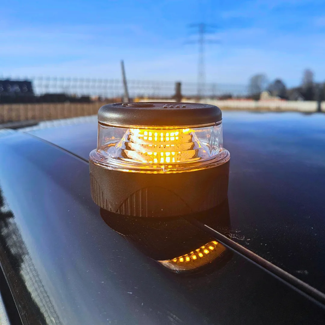 Zestaw 2x Lampa LED ostrzegawcza KOGUT na akumulator IP65 - Sparex | zdjęcie 3 z 8 | 43942_2 | Motofarma.pl