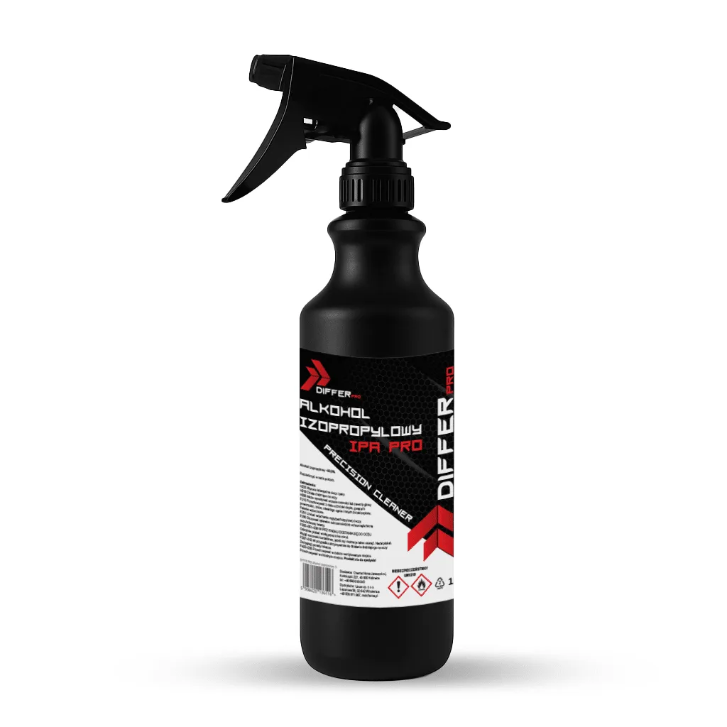 Alkohol izopropylowy / Izopropanol IPA Cleaner Differ PRO 1L ~99,9% | zdjęcie 3 z 3 | 47115D | Motofarma.pl