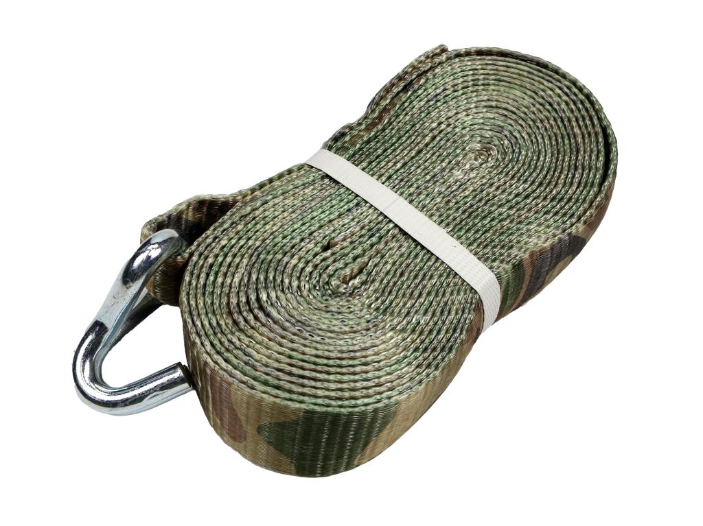 Pas transportowy TEGER 6T 8 m (50 mm) komplet z napinaczem – wzór kamuflaż, atestowany - Zdjęcie 2
