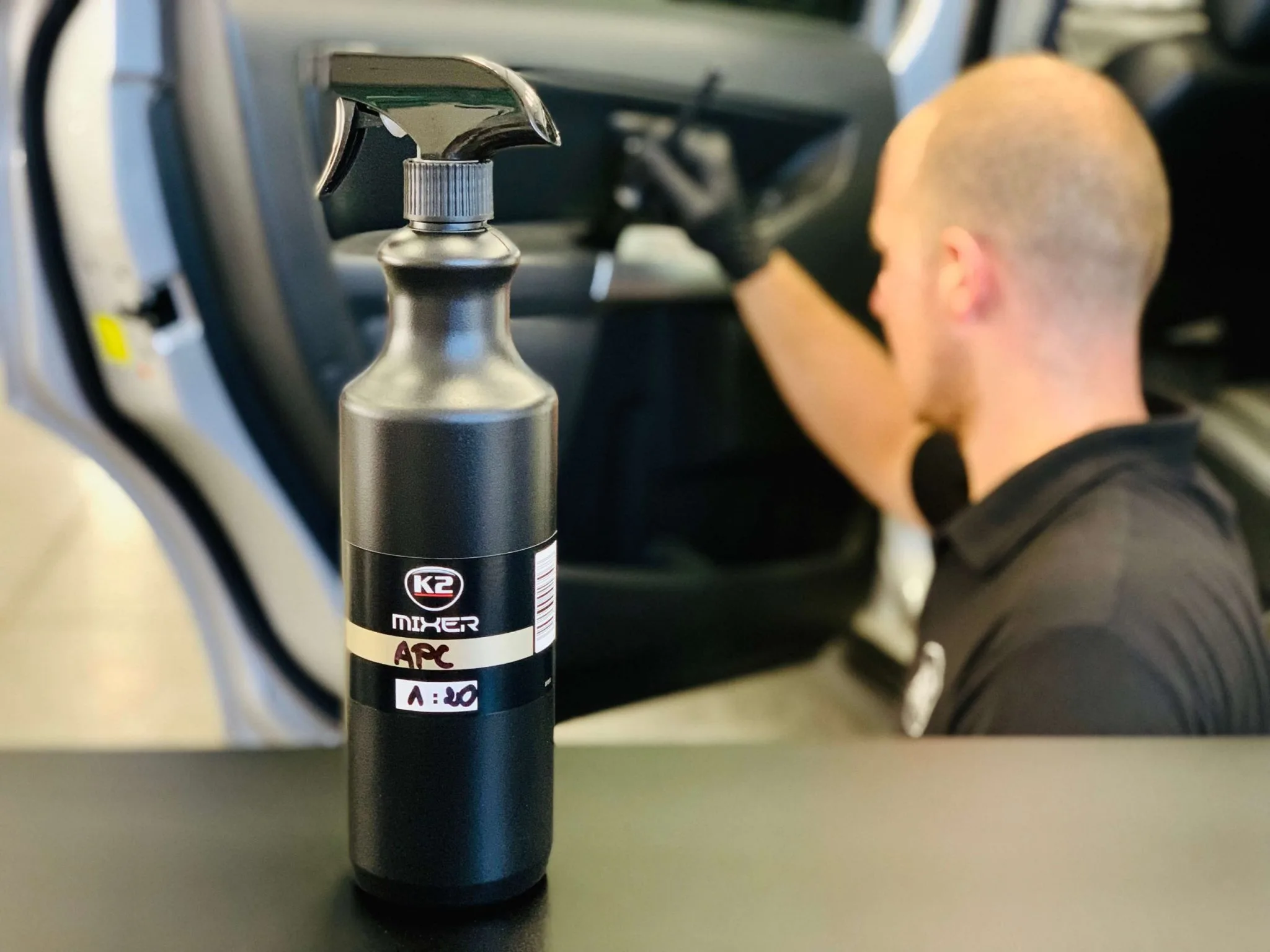 Butelka do detergentów z atomizerem K2 MIXER | zdjęcie 5 z 5 | D7001 | Motofarma.pl