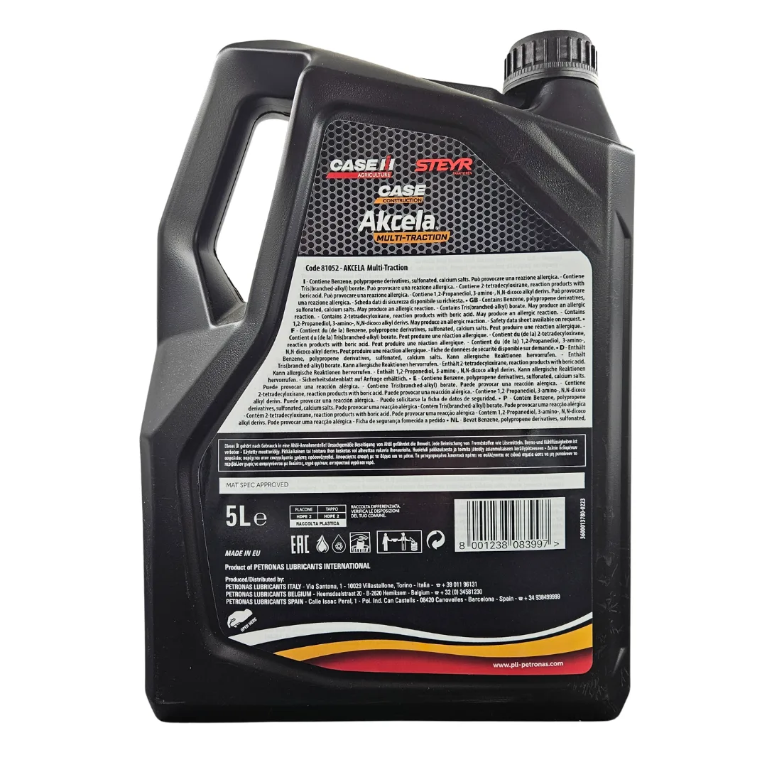 OLEJ CASE MULTI-TRACTION 5 L - CNH | zdjęcie 3 z 3 | 44483 | Motofarma.pl