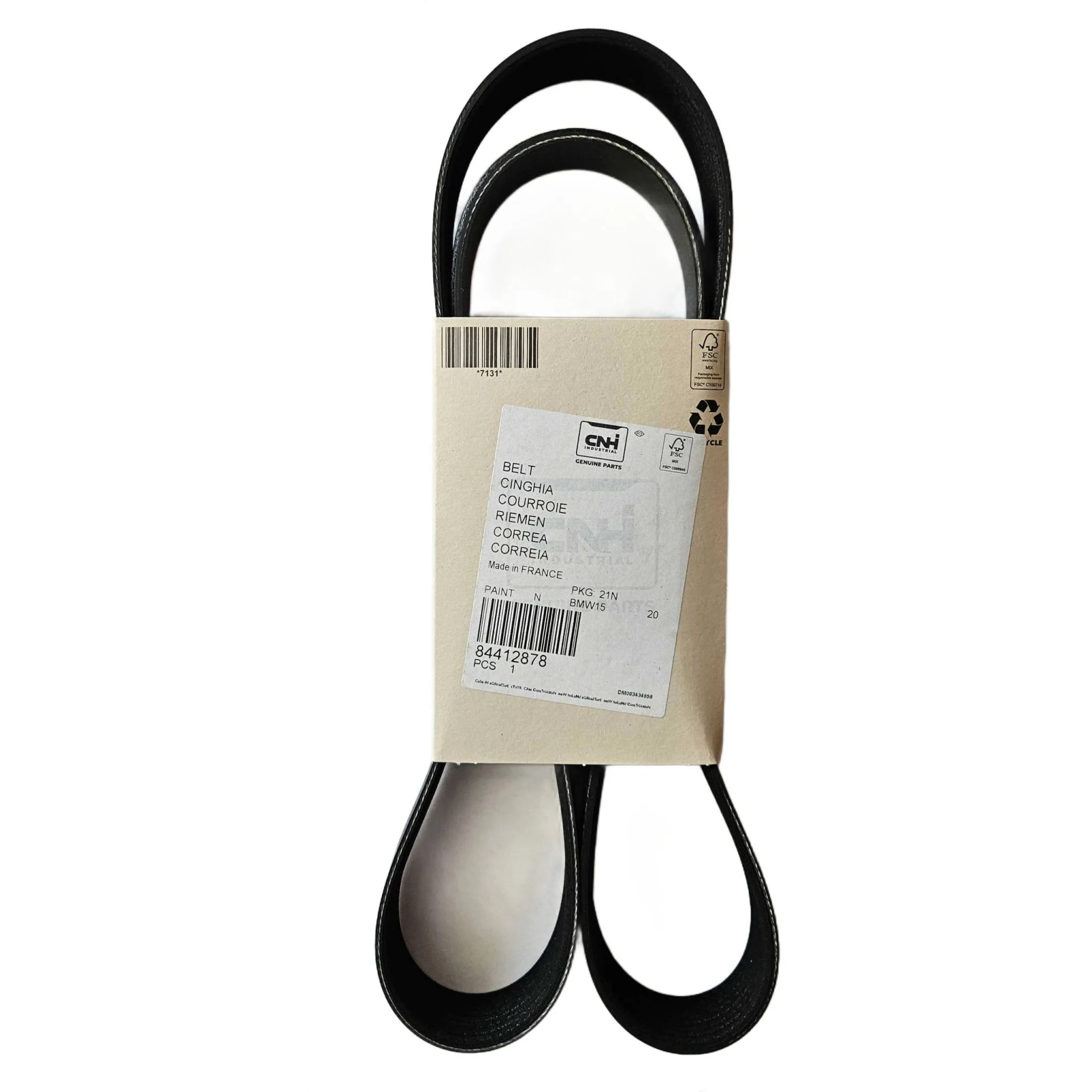 Pasek wielorowkowy 8PK1425 CASE New Holland 84412878 CNH ORIGINAŁ - CNH Industrial Sp. z o.o. | 2027 | Motofarma.pl