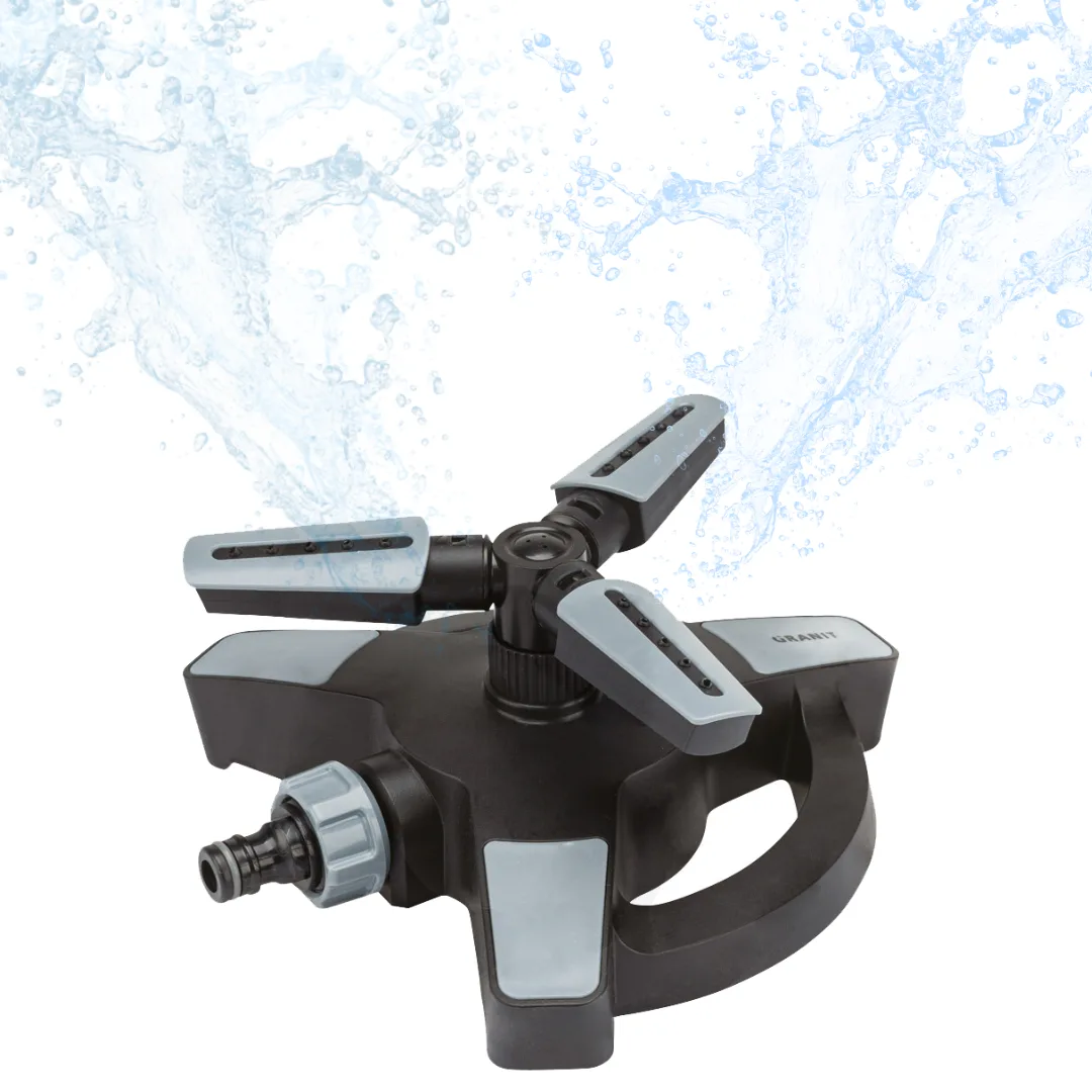 Zraszacz ogrodowy 3-ramienny Granit Black Edition Obrotowy | zdjęcie 4 z 4 | 5849 | Motofarma.pl