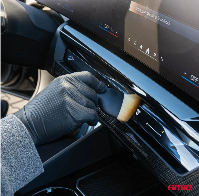 Zestaw pędzli detailingowych do czyszczenia wnętrza 4 szt