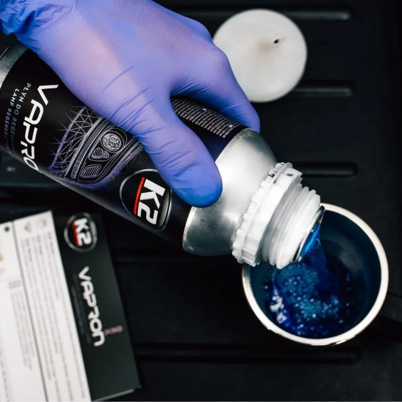 K2 ZESTAW DO RENOWACJI REFLEKTORÓW D7900 / VAPRON / K2 PRO DETAILING | zdjęcie 7 z 13 | K2 D7900 | Motofarma.pl