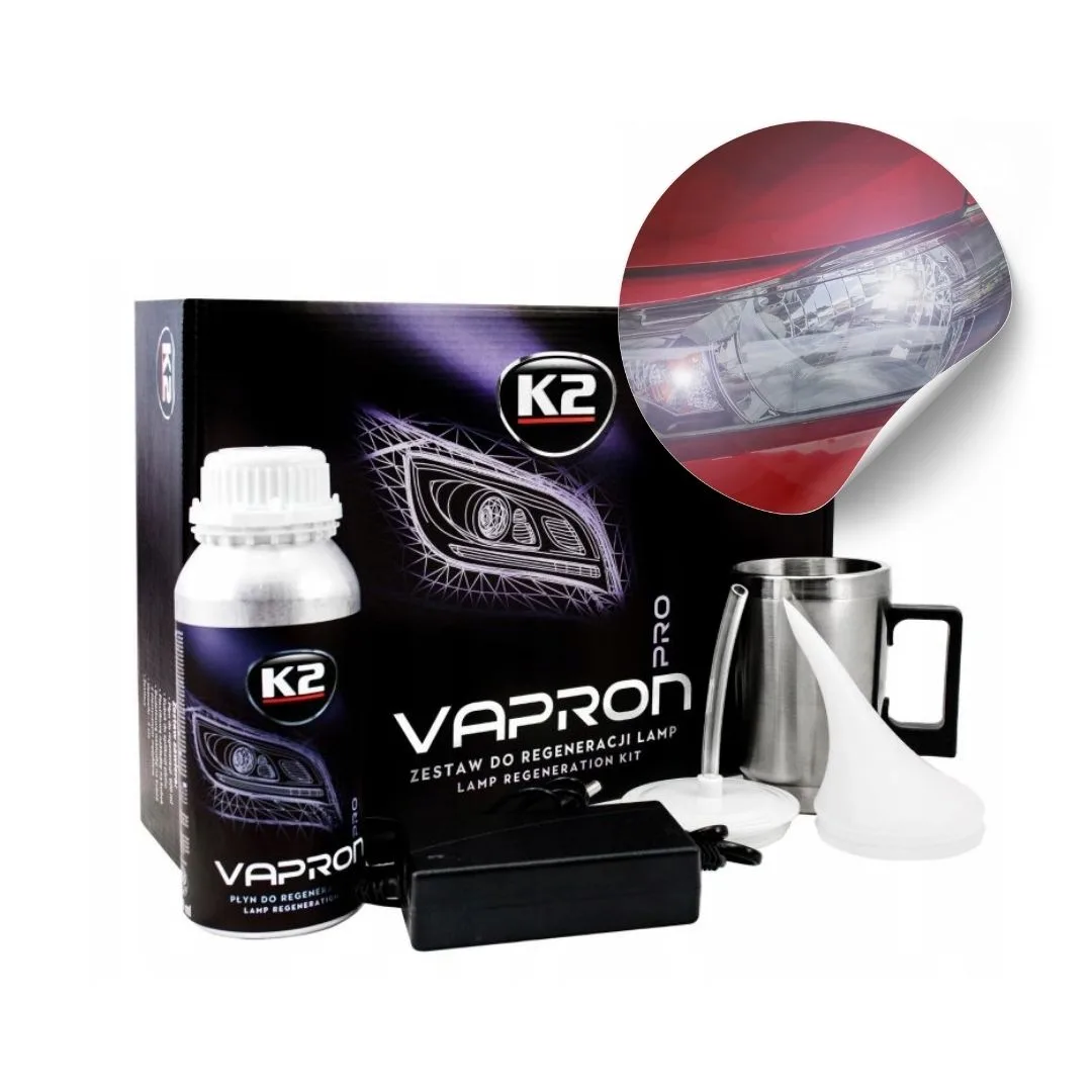 K2 ZESTAW DO RENOWACJI REFLEKTORÓW D7900 / VAPRON / K2 PRO DETAILING | zdjęcie 1 z 13 | K2 D7900 | Motofarma.pl