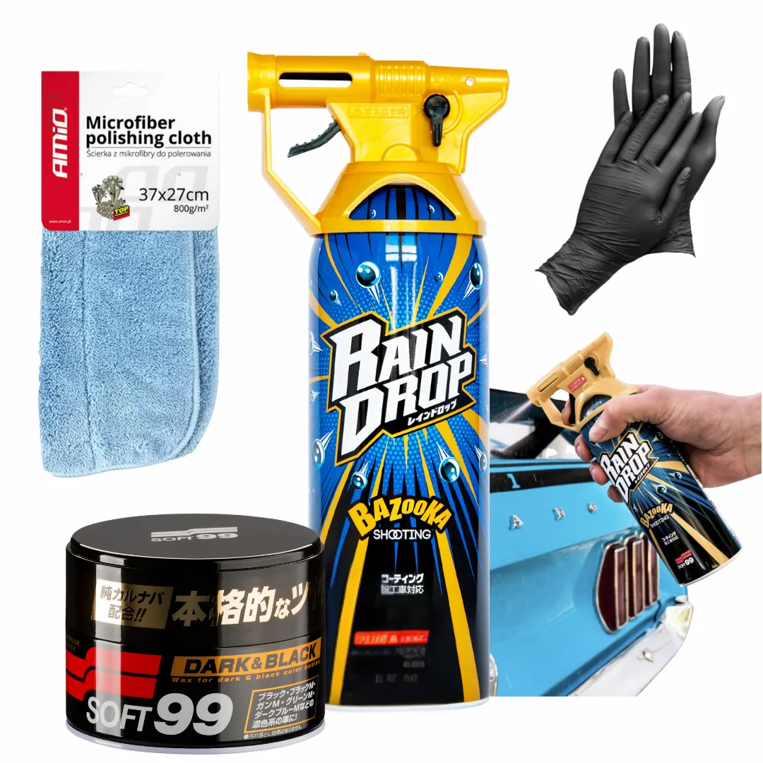 Twardy wosk SOFT99 New Fusso Coat 12+Rain Drop +A01620 | zdjęcie 1 z 9 | A01620_47393_47396 | Motofarma.pl